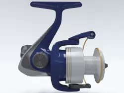 spinning reel 3D model