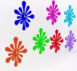 Splash Clock 3D model