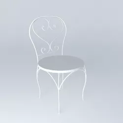 ST GERMAIN Chair ivory houses the world 3D model