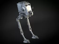 Star Wars AT-ST transporter 3D model