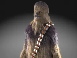 Star Wars Chewbacca for 3dsmax 3D model