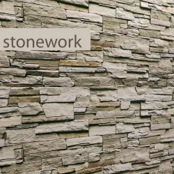 Stone wall slate 3D model