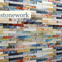 Stone wall slate 3D model