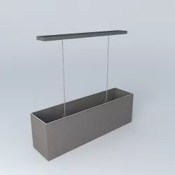 Suspension RECTANGULAIRE mouse houses the world 3D model