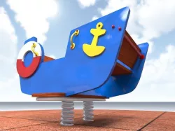 Swing Boat Playground 3D model