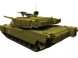 tank M1 abrams 3D model