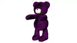 Teddy Bear with ear 3D model