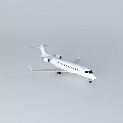Template - Bombardier Canadair CRJ 200 3D model
