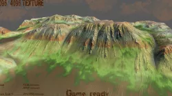 Terrain 3D model