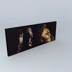 The Golden Buddha Canvas Maisons du Monde 3D model