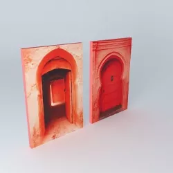 The Medina Canvas Maisons du Monde 3D model