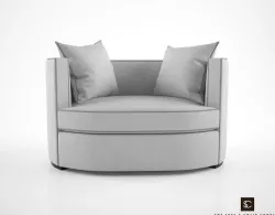 The Sofa and Chair Company Love Seat armchair 3D model
