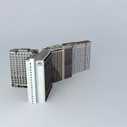 The Sultan Hotel Jakarta 3D model