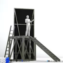 Theater elements 3D model