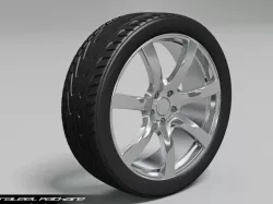 Tire Toyo Ecsta 3D model