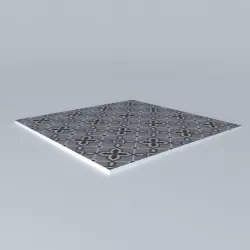 TOUQUET GREY 15 15 - cement tiles - tiles cement tiles Marsh 3D model