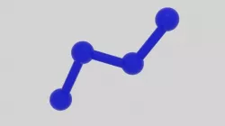 Traffic Graph Low-poly  3D model
