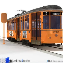 tramway 01 3D model