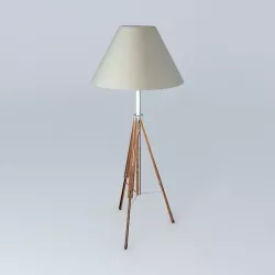 Tripod Lamp 3D model