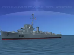 UK Captains Class Frigate Berry 3D model