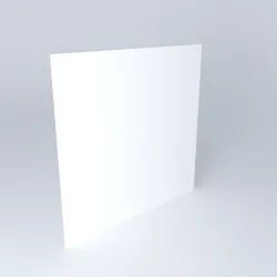 USA FLAG plate 91 X 91 cm 3D model