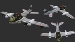 Valkyrine VA - Fighter Plane High Quality AAA Game Asset Low-poly  3D model