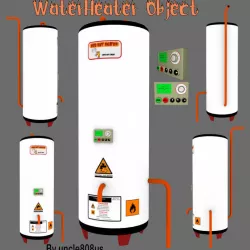 Water Heater Object 3D model
