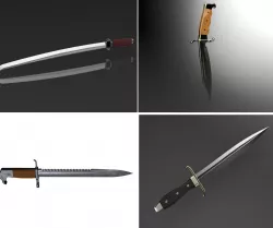 Weapon Blades 3D model