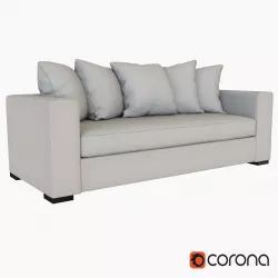 West Elm Walton Sofa 3D model