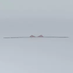 Wuhan white sandbar Bridge 3D model