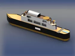 Yacht 1 updated model coming soon Low-poly  3D model