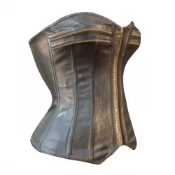 Zipper Corset Leather Low-poly  3D model
