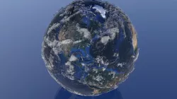 10K Relief Earth 3D Model - Bathymetry Texture 3D model