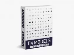 114 models Indoor Outdoor Architect Lighting Colletion 3D model