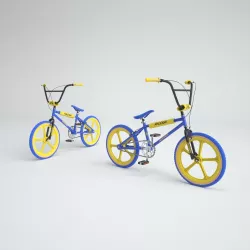 1980s Raleigh Burner BMX Bicycle 3D model