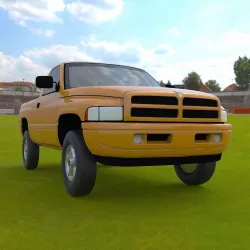 1997 Dodge Ram Pick-up in 3ds and obj format 3D model