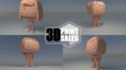4x3 Promo Pack 3 - Custom Pop 3D Printable Models DIY 3D Model Collection
