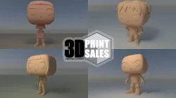 4x3 Promo Pack 4 - Custom Pop 3D Printable Models DIY 3D Model Collection