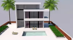 A Modern House 3D model