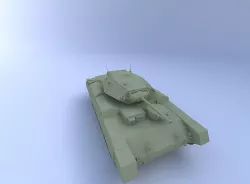 A15 Crusader (Cruiser Mk VI) 3D model