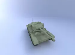 A34 Comet Tank 3D model