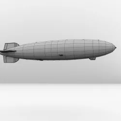 Airship 3D model