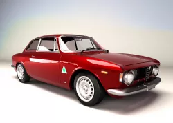 Alfa Romeo GTA 1965 Low-poly  3D model