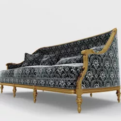 Angelo Cappellini Luigi XVI marino sofa 3D model