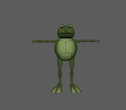 Animated frog character Low-poly 3D models Pack Low-poly  3D model