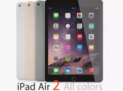 Apple iPad Air 2 All Colors 3D model