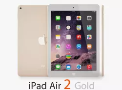Apple iPad Air 2 Gold 3D model