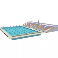 Arena pool 3D model