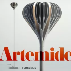Artemide Florensis Floor grey 3D model