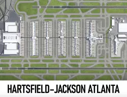 Atlanta International Airport - ATL Low-poly  3D model